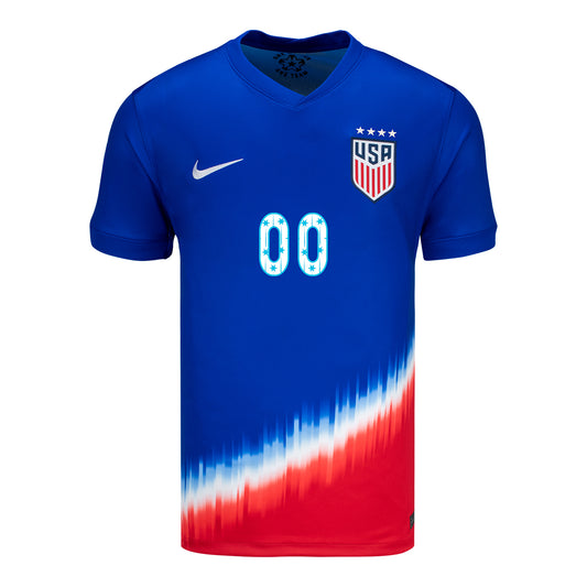 Men's Nike USWNT 2024 Personalized SheBelieves Cup Away Stadium Jersey - Front View