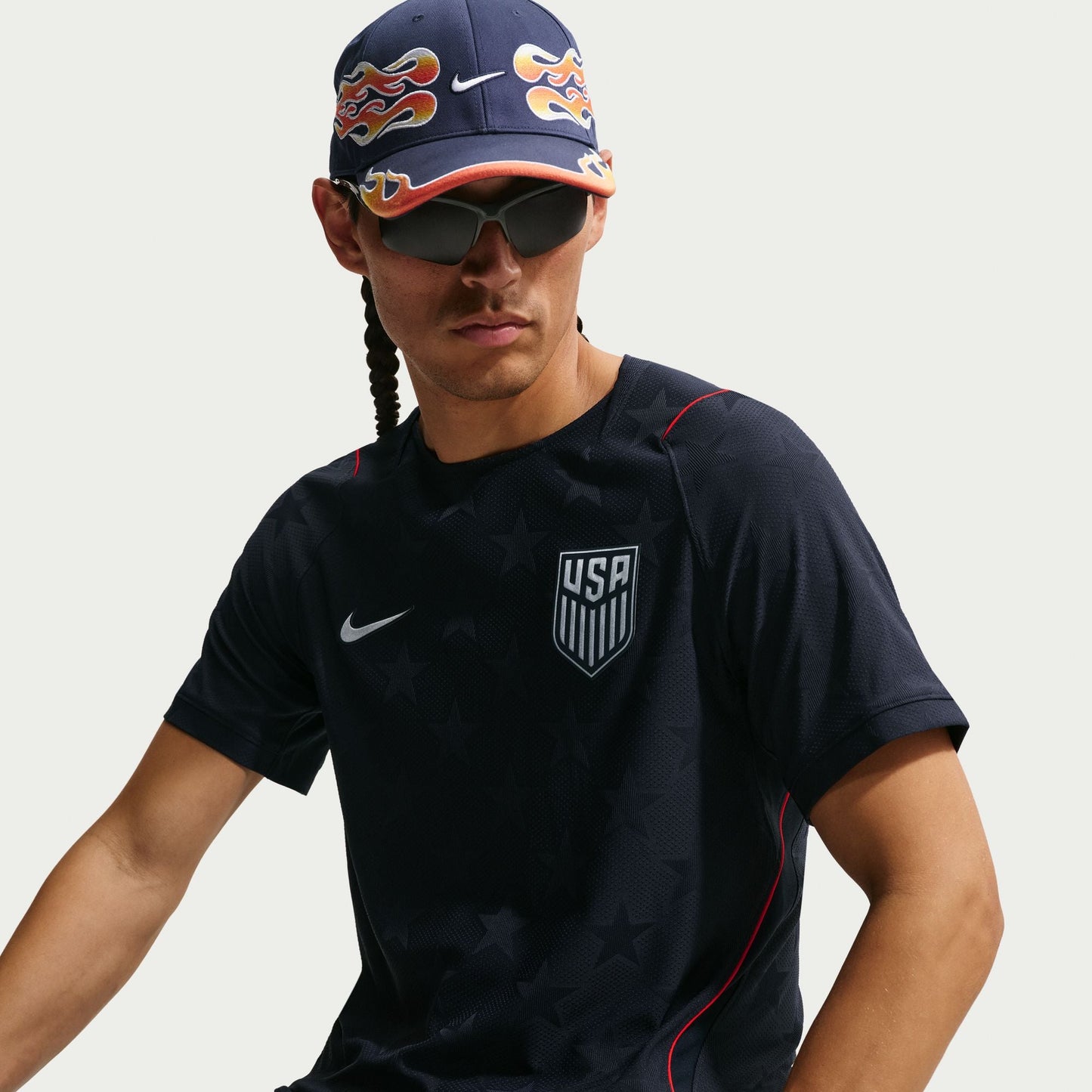 Men's Nike USMNT 2026 Personalized Stars Match Jersey