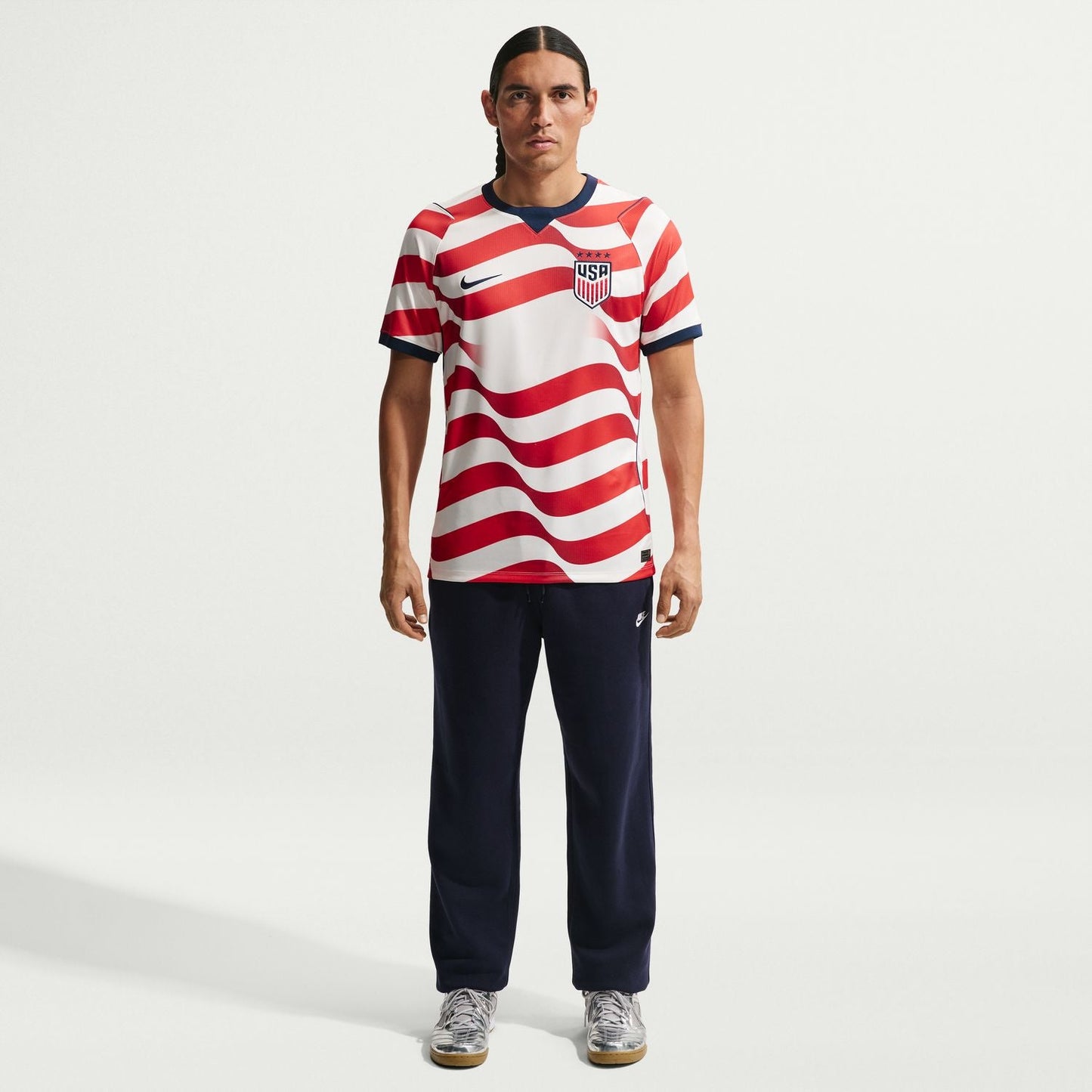Men's Nike USWNT 2026 Personalized Stripes Stadium Jersey