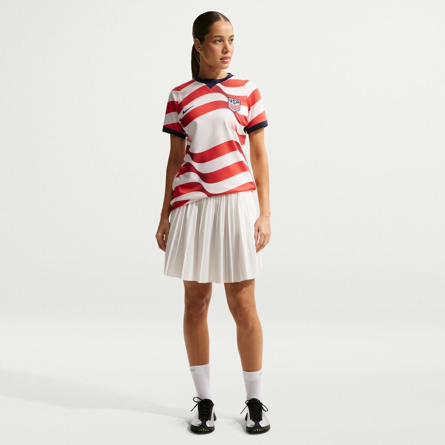 Women's Nike USMNT 2026 Personalized Stripes Stadium Jersey