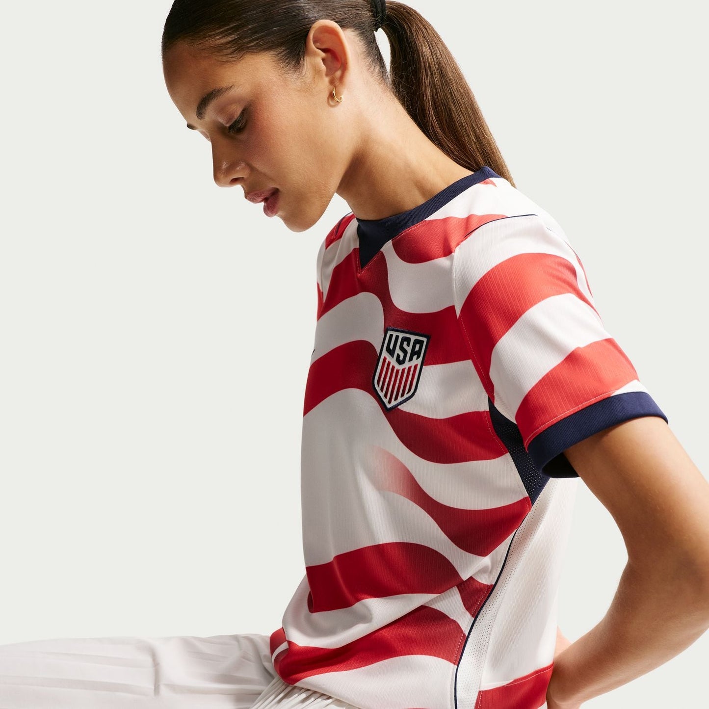 Women's Nike USMNT 2026 Personalized Stripes Stadium Jersey
