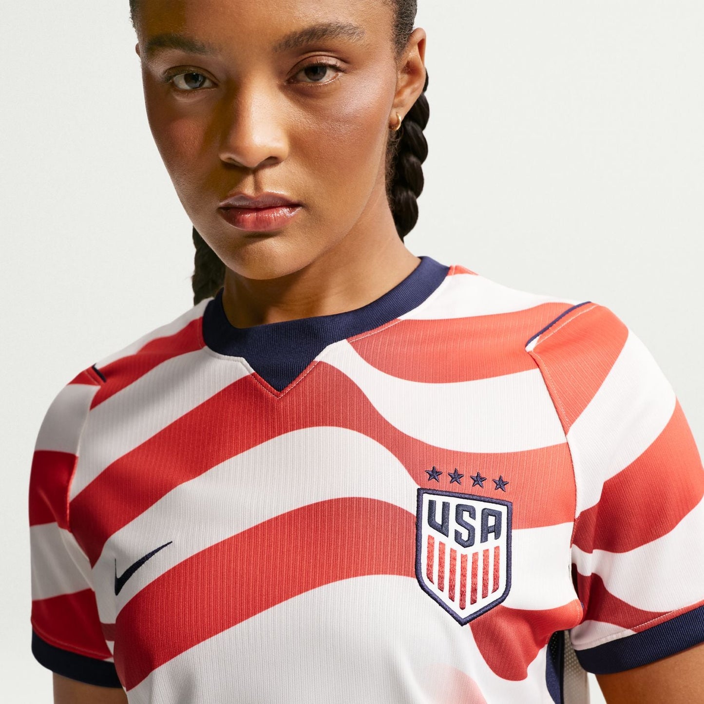 Women's Nike USWNT 2026 Personalized Stripes Stadium Jersey
