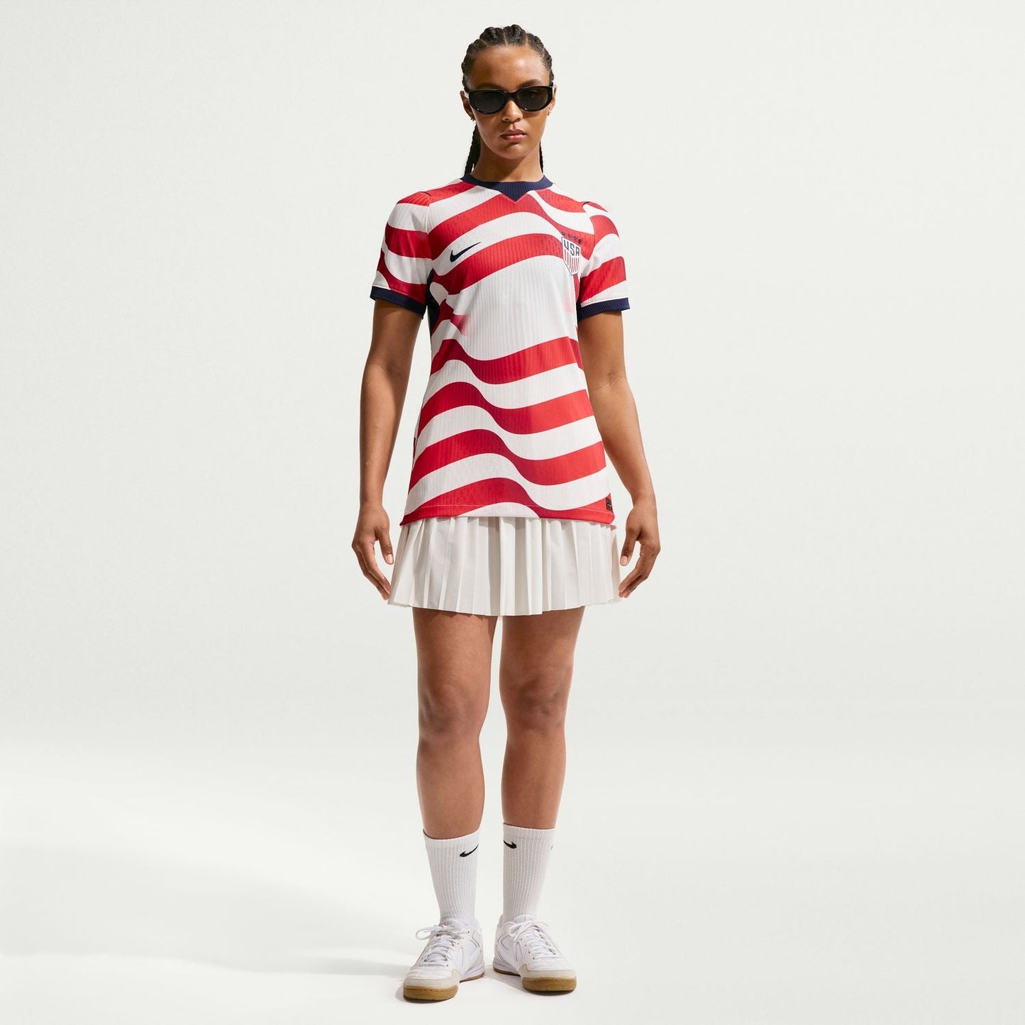 Women's Nike USWNT 2026 Personalized Stripes Match Jersey