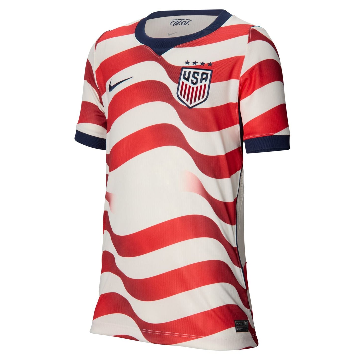 Youth Nike USWNT 2026 Personalized Stripes Stadium Jersey