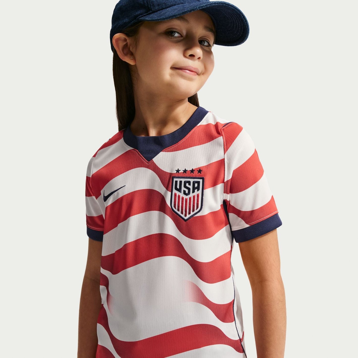 Youth Nike USWNT 2026 Personalized Stripes Stadium Jersey