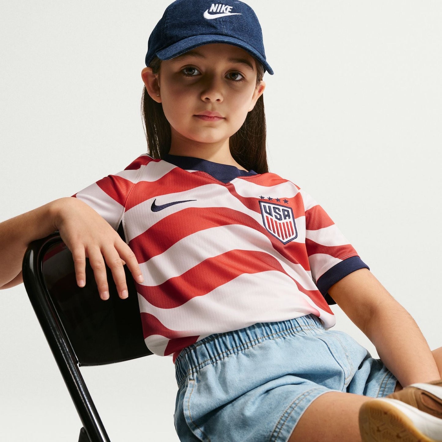 Youth Nike USWNT 2026 Personalized Stripes Stadium Jersey