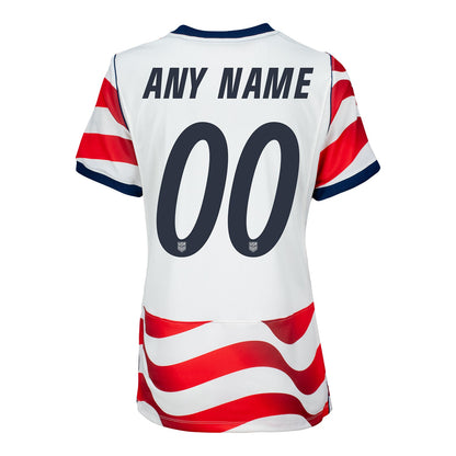 Women's Nike USWNT 2026 Personalized Stripes Stadium Jersey