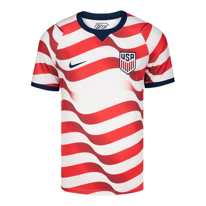 Men's Nike USMNT 2026 Personalized Stripes Stadium Jersey