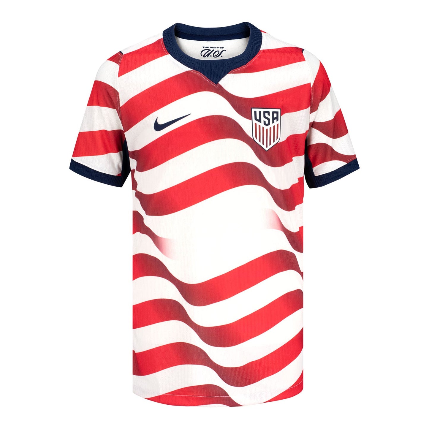 Youth Nike USMNT 2026 Personalized Stripes Stadium Jersey